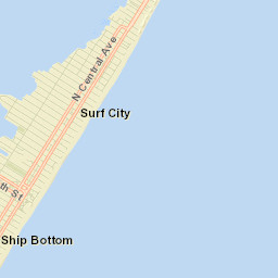 Surf City Street Map
