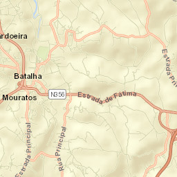 Batalha Street Map