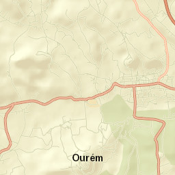 Ourém Street Map