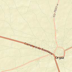 Orgaz Street Map