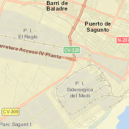 Grao de Murviedro Street Map