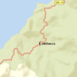 Estellencs Street Map