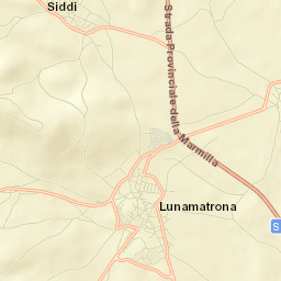 Lunamatrona Street Map
