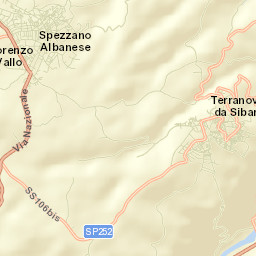 Terranova da Sibari Street Map