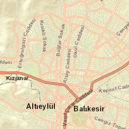 Balıkesir Street Map