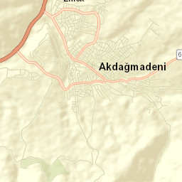 Akdağmadeni Street Map