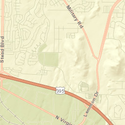 Lemmon Valley Street Map