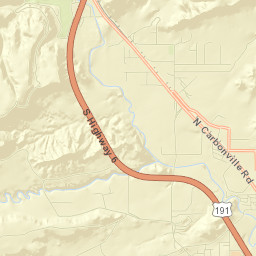 Carbonville Street Map