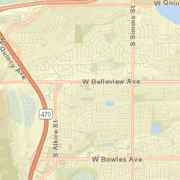 4640-4744 South Simms Street, Littleton, CO Street Map