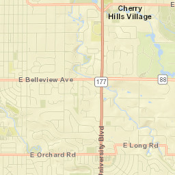 2350 East Orchard Road, Greenwood Village Street Map