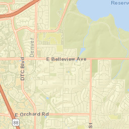 5915 South Willow Drive, Greenwood Village Street Map