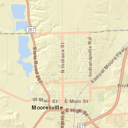 Mooresville Street Map