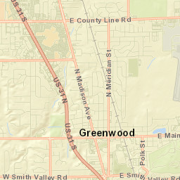 Greenwood Street Map