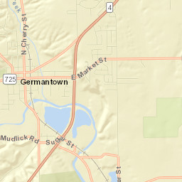 Germantown Street Map