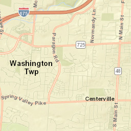 Centerville Street Map