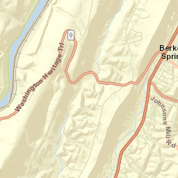 Berkeley Springs Street Map