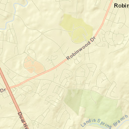 Robinwood Street Map