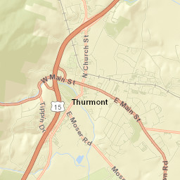 Thurmont Street Map