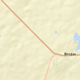 Brozas Street Map