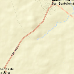 Aldeanueva de San Bartolomé Street Map