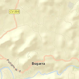 Bugarra Street Map