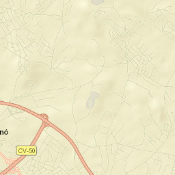 Benisanó Street Map