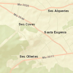 Santa Eugènia Street Map
