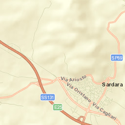 Sardara Street Map