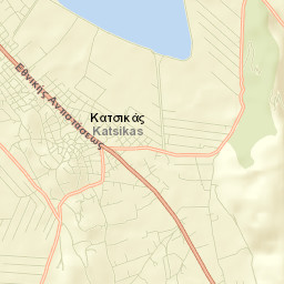Katsikás Street Map