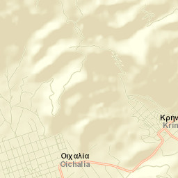 Oichalía Street Map