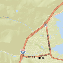 Frisco Street Map