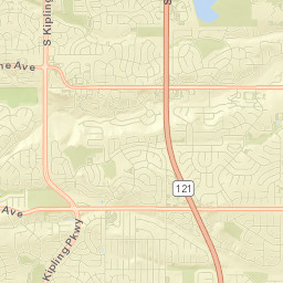 6724 South Webster Street, Littleton, CO Street Map