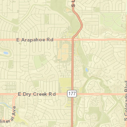 400-410 East Geddes Avenue, Centennial, CO Street Map