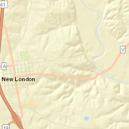 New London Street Map