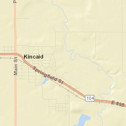 Kincaid Street Map