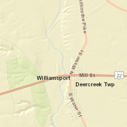 Williamsport Street Map