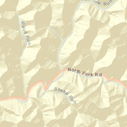 Wetzel County Street Map