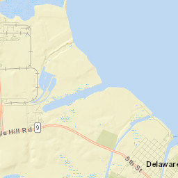 Delaware City Street Map