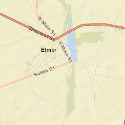 Elmer Street Map