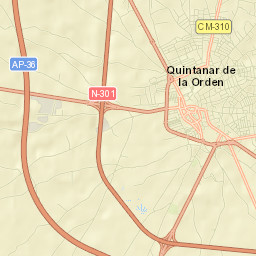 Quintanar de la Orden Street Map