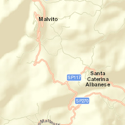 Santa Caterina Albanese Street Map