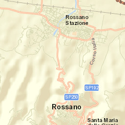 Rossano Street Map