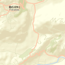 Filiátes Street Map
