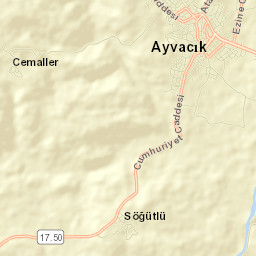 Ayvacık Street Map