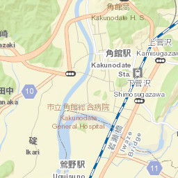 Kakunodatemachi Street Map