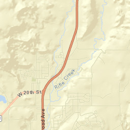 1200-1398 Prefontaine Avenue, Rifle, CO Street Map