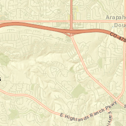 Highlands Ranch Street Map