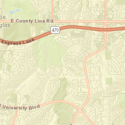 Lone Tree, CO, USA Street Map