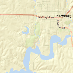 1100-1198 West Clay Avenue, Plattsburg Street Map