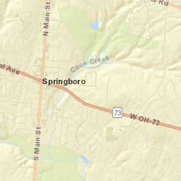 Springboro Street Map